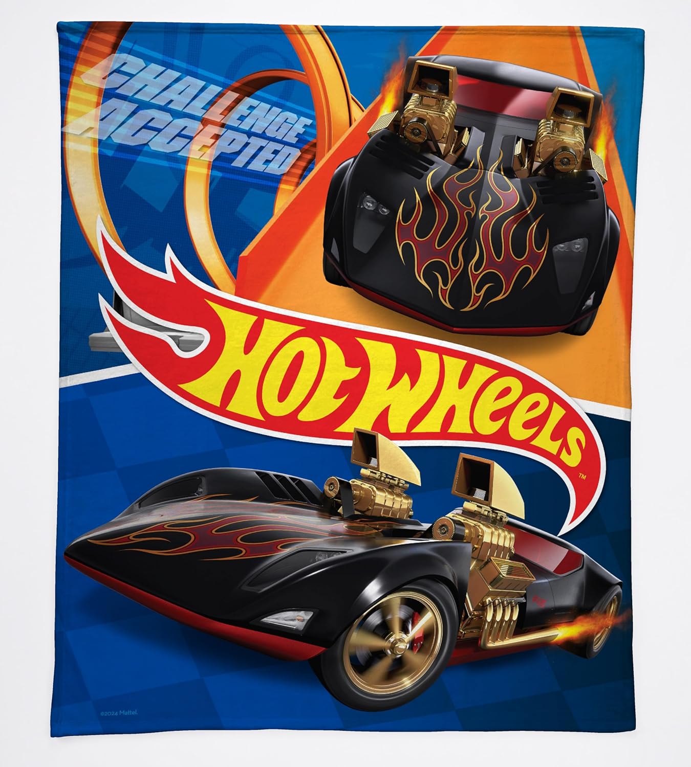 Hot Wheels Soft Cozy Throw Blanket, 50 x 60 inches