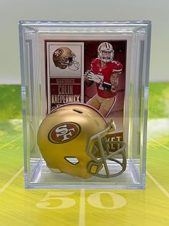 San Francisco 49ers NFL Helmet Shadowbox w/Colin Kaepernick card