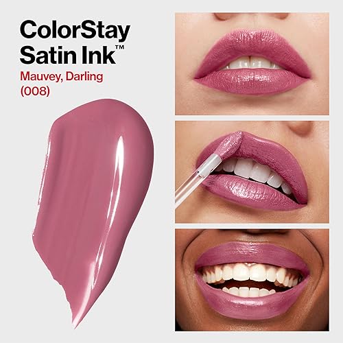 Vista 13 de Revlon Colorstay - Lápiz labial líquido de tinta satinada