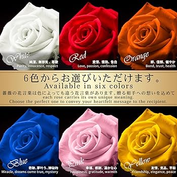 Amazon｜プリザーブドフラワー プリザードフラワー 一輪の薔薇 レッド