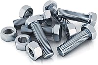 Vista 4 de Surtido de contenedores de plástico de 1275 piezas con panel para colgar, hilo grueso USS de grado 5