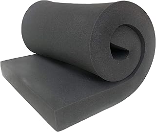 Sponsored Ad - AKTRADING CO. CertiPUR-US Certified Charcoal Rubber Foam Sheet Cushion (Seat Replacement, Upholstery Sheet,...