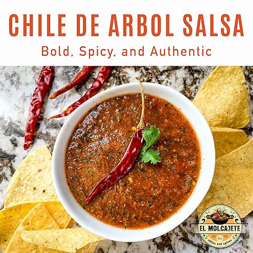 Miniatura 4 de Arbol Chile Arbol Chile - 8 oz - Marca El Molcajete para recetas mexicanas tamales salsa chili carnes sopas guisos y barbacoa