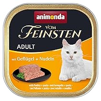 animonda Vom Feinsten Adult cibo per gatti, alimento umido per gatti adulti, con pollame + pasta, 32 x 100 g
