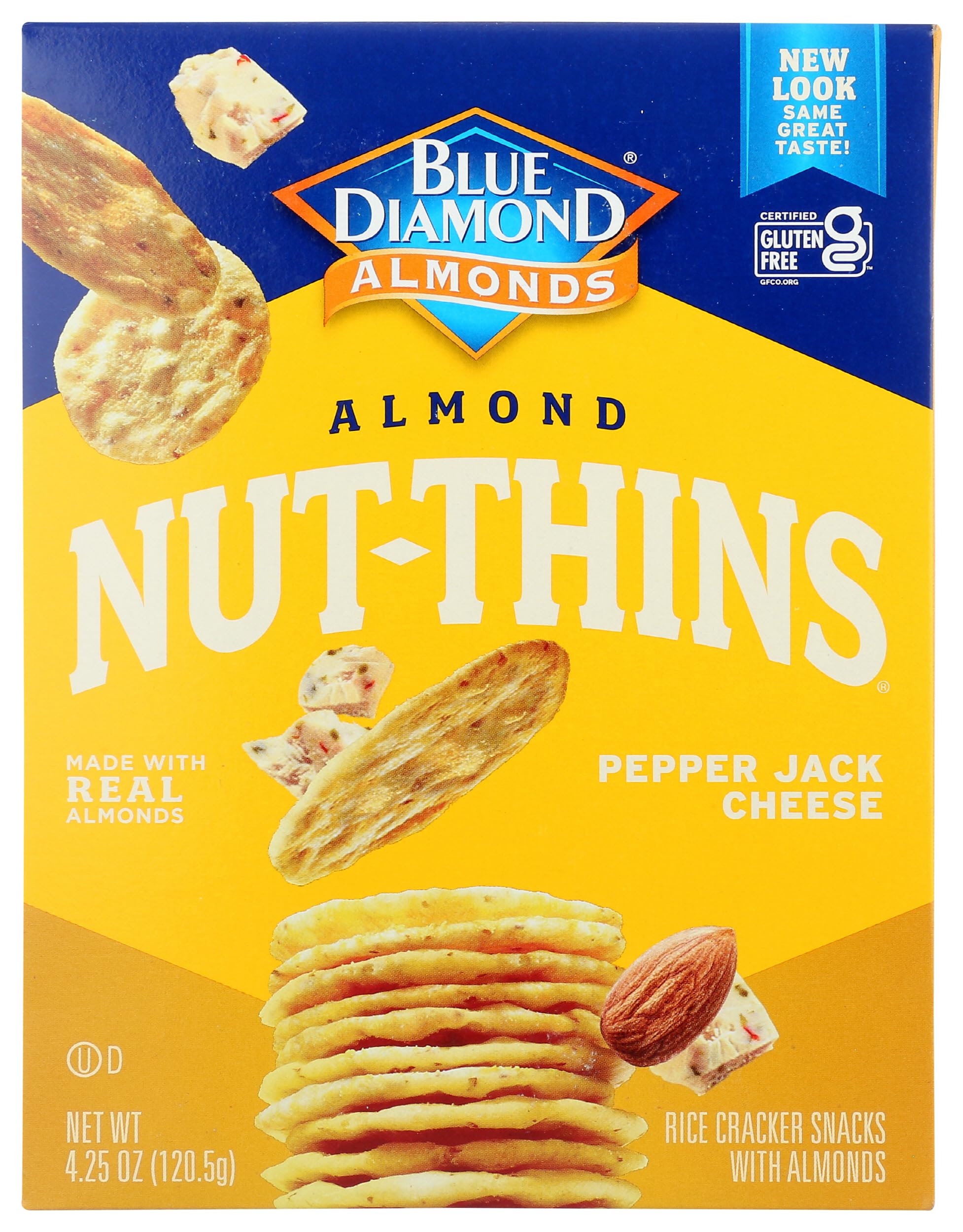 Blue Diamond Almonds Pepper Jack Cheese / 4.25 Ounce (Pack of 1) / 1 Chips & Crisps