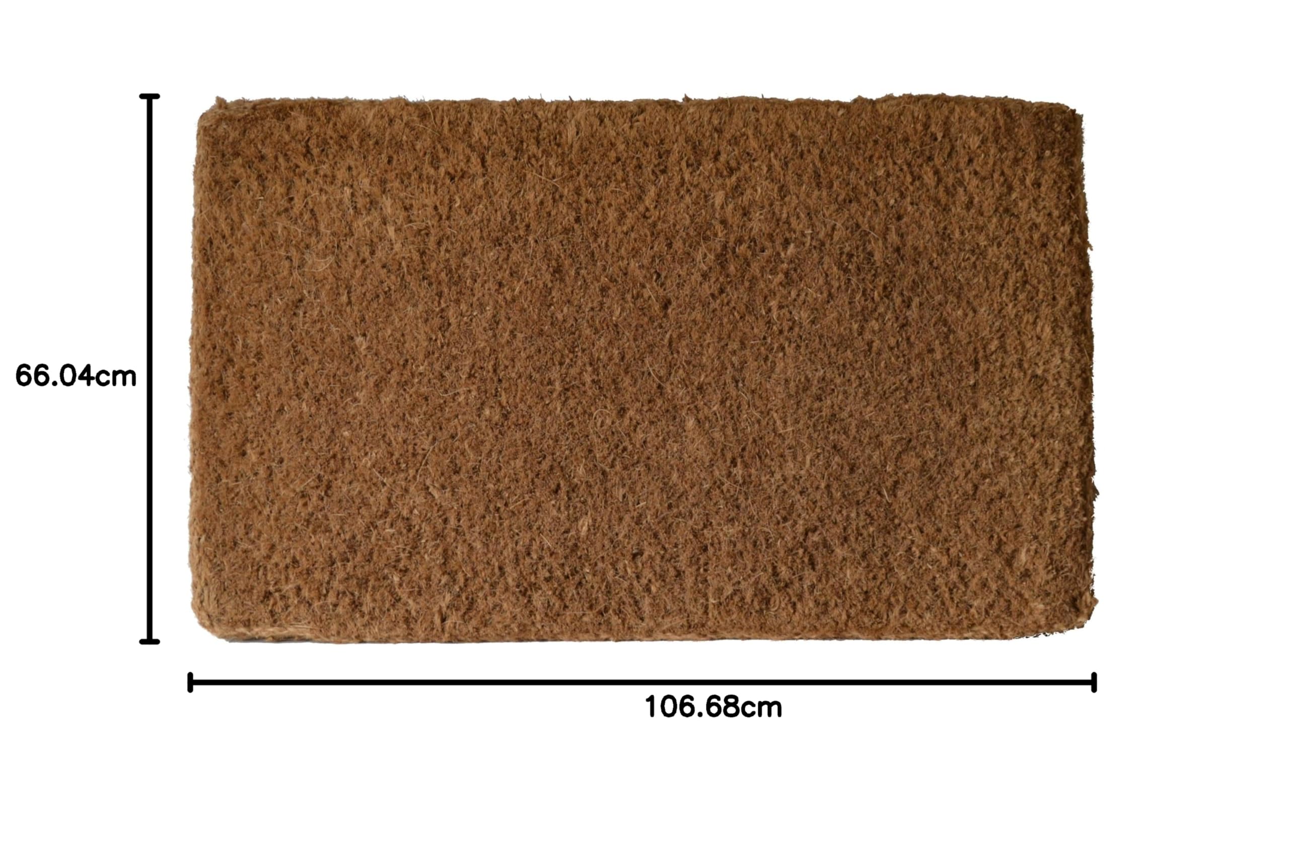 Imports Decor Plain in Fibra di Cocco, 26 x 42-inch