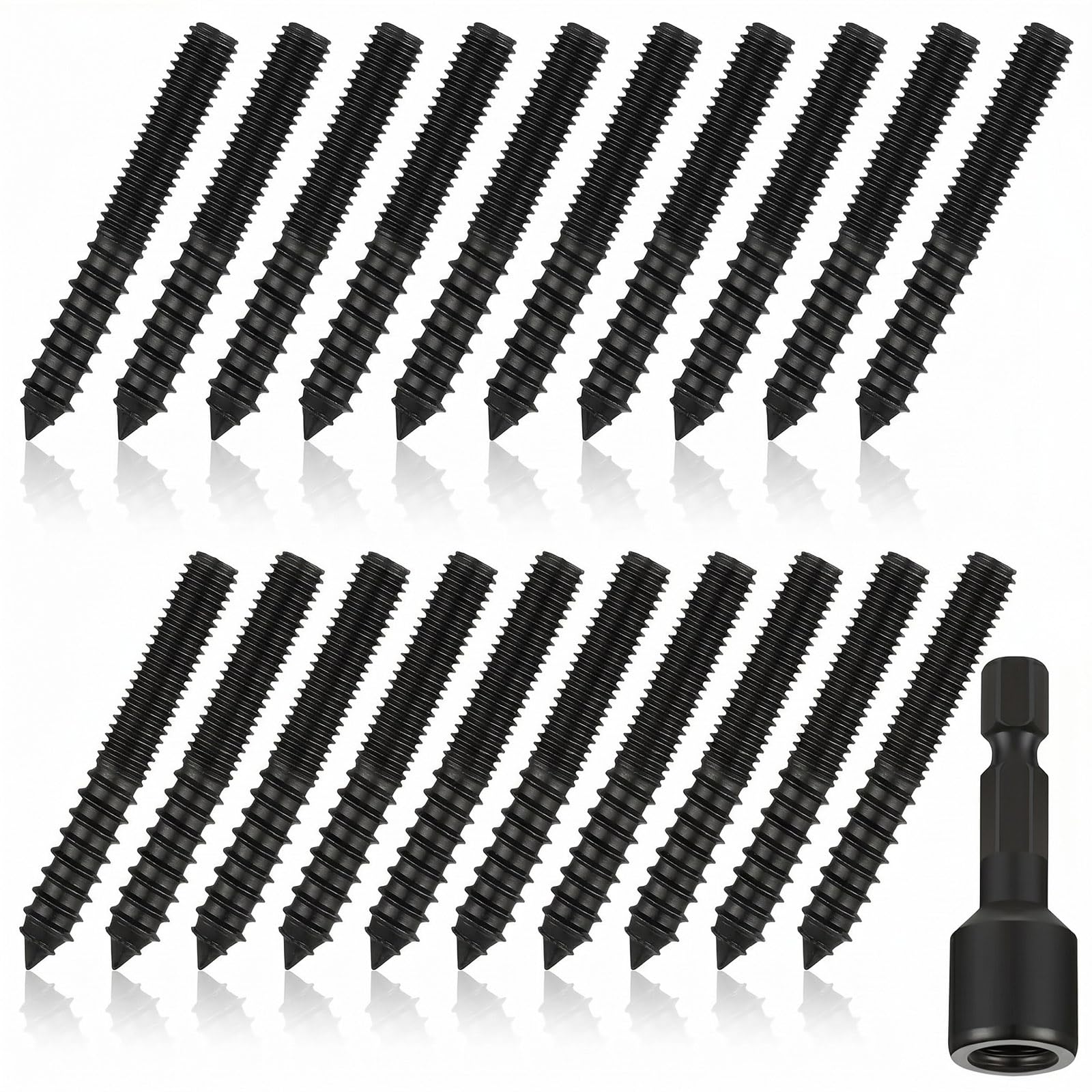 Hanger Bolts - 20 Pack with Driver -10