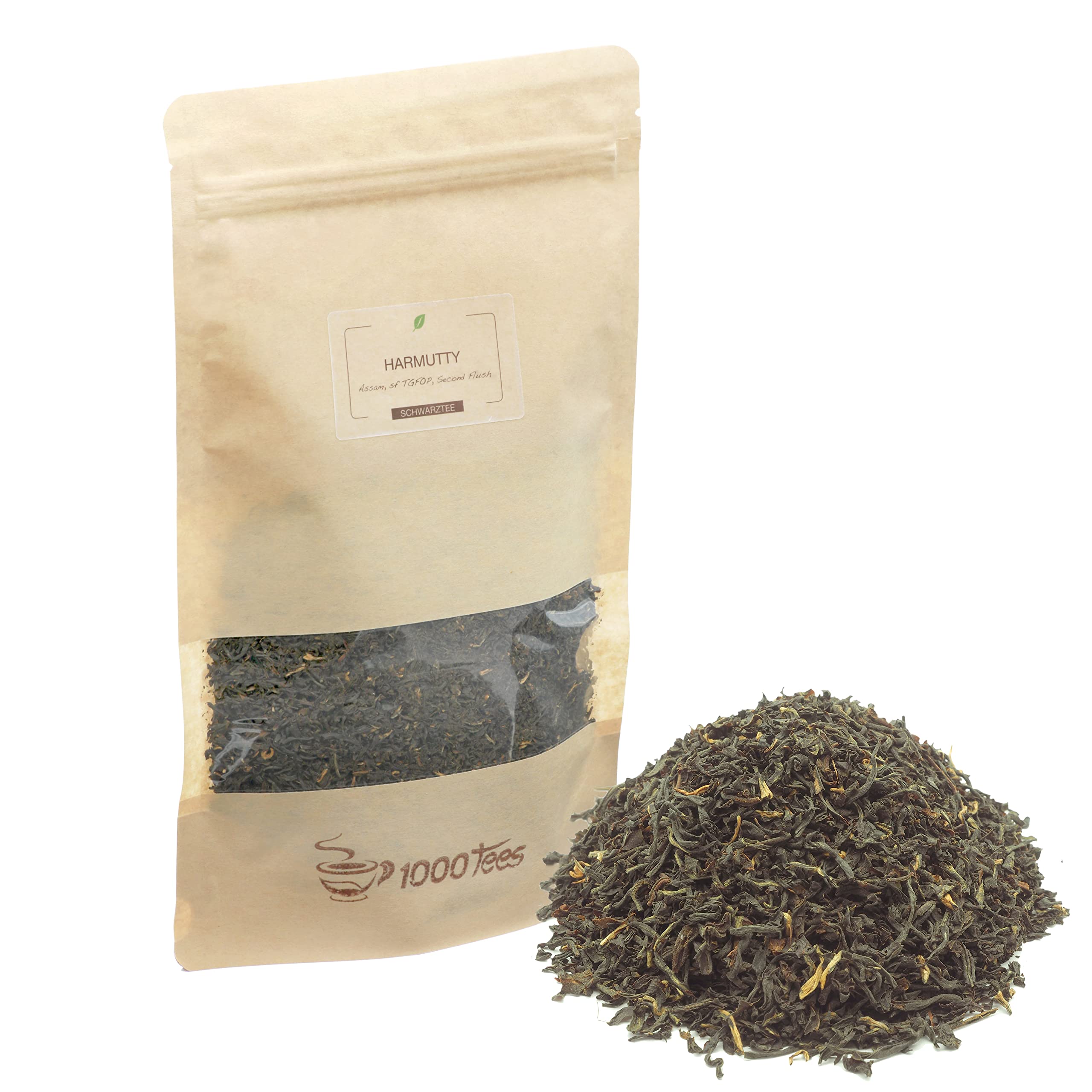 Schwarztee Harmutty Assam Second Flush aus Assam, kräftig, malzig, fruchtig, frisch abgefüllt