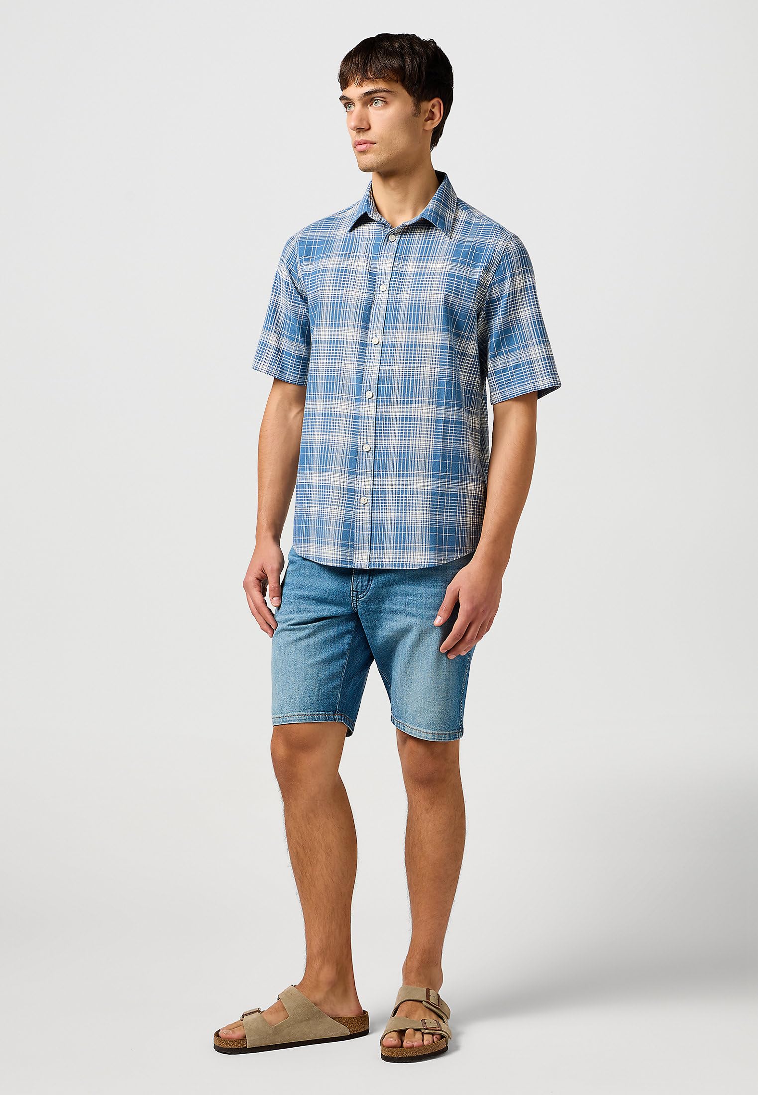 Wrangler Texas Shorts - Szorty jeansowe Mężczyźni