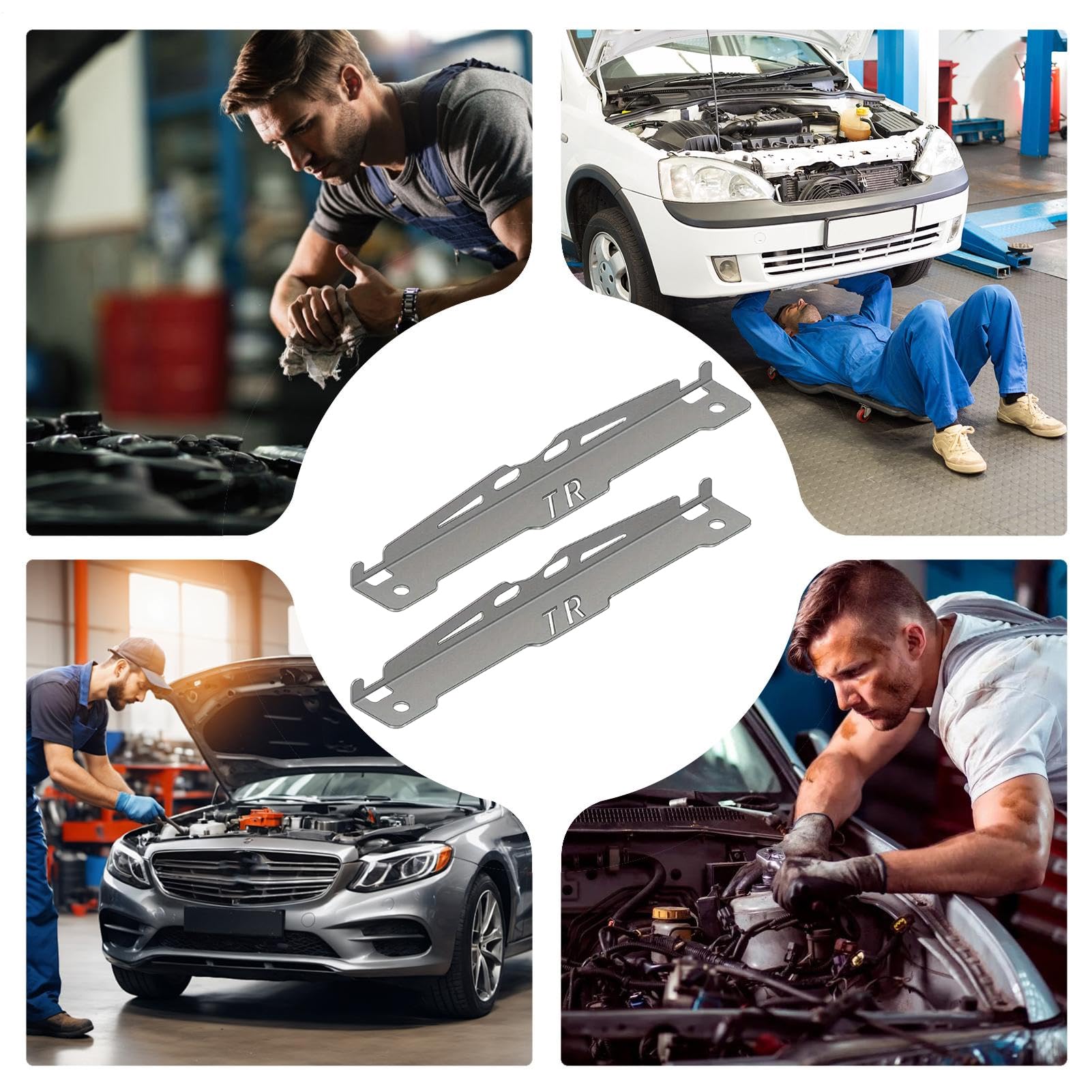 Kit De Herramientas Para Alineación De Ruedas 2 Piezas Placas De | Placa Para Equilibrado De La Convergencia Para SUV, Garaje, Taller En Casa, Coche, Moto, Exterior