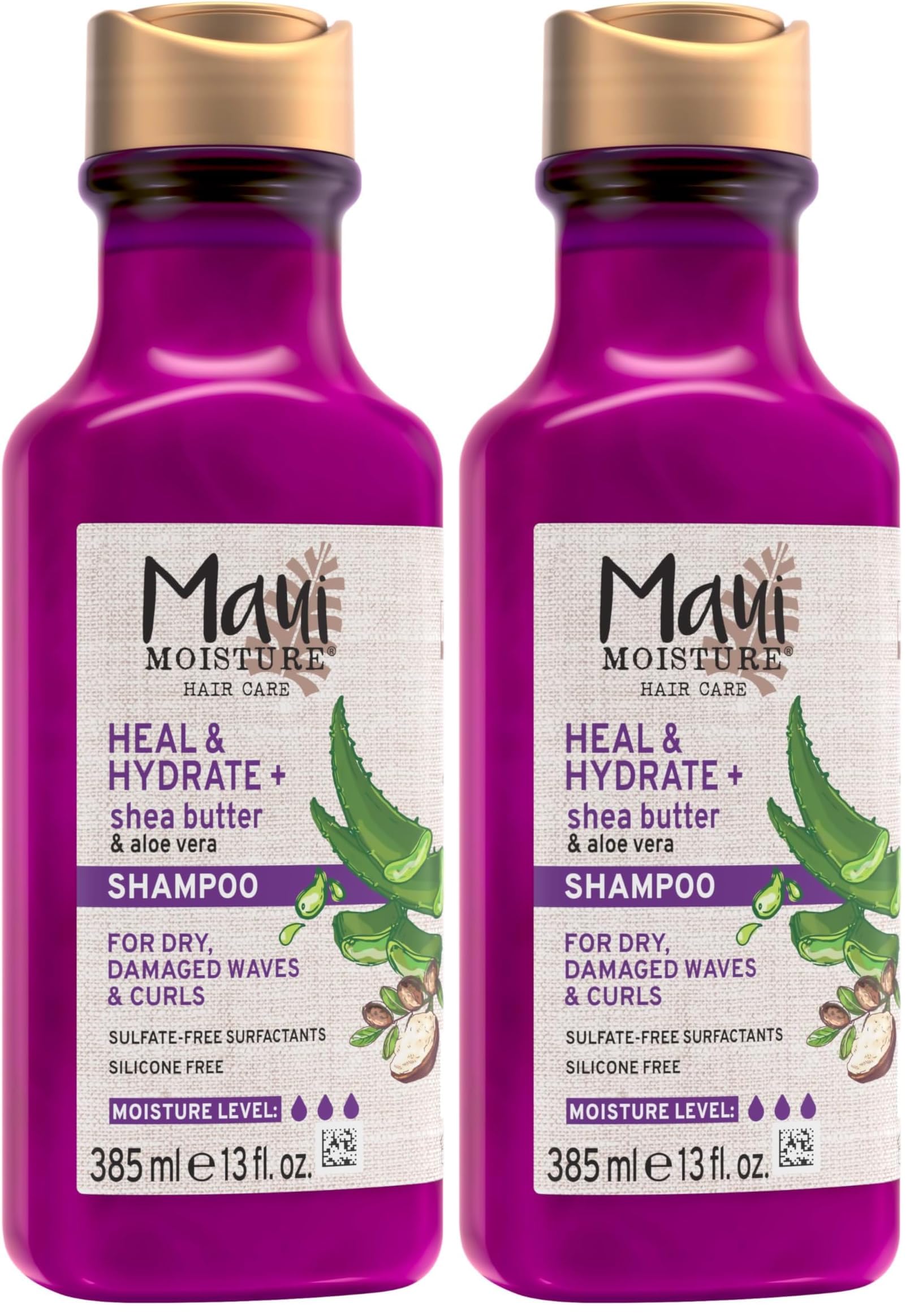 Amazon.com : Maui Moisture Heal & Hydrate + Shea Butter Shampoo to