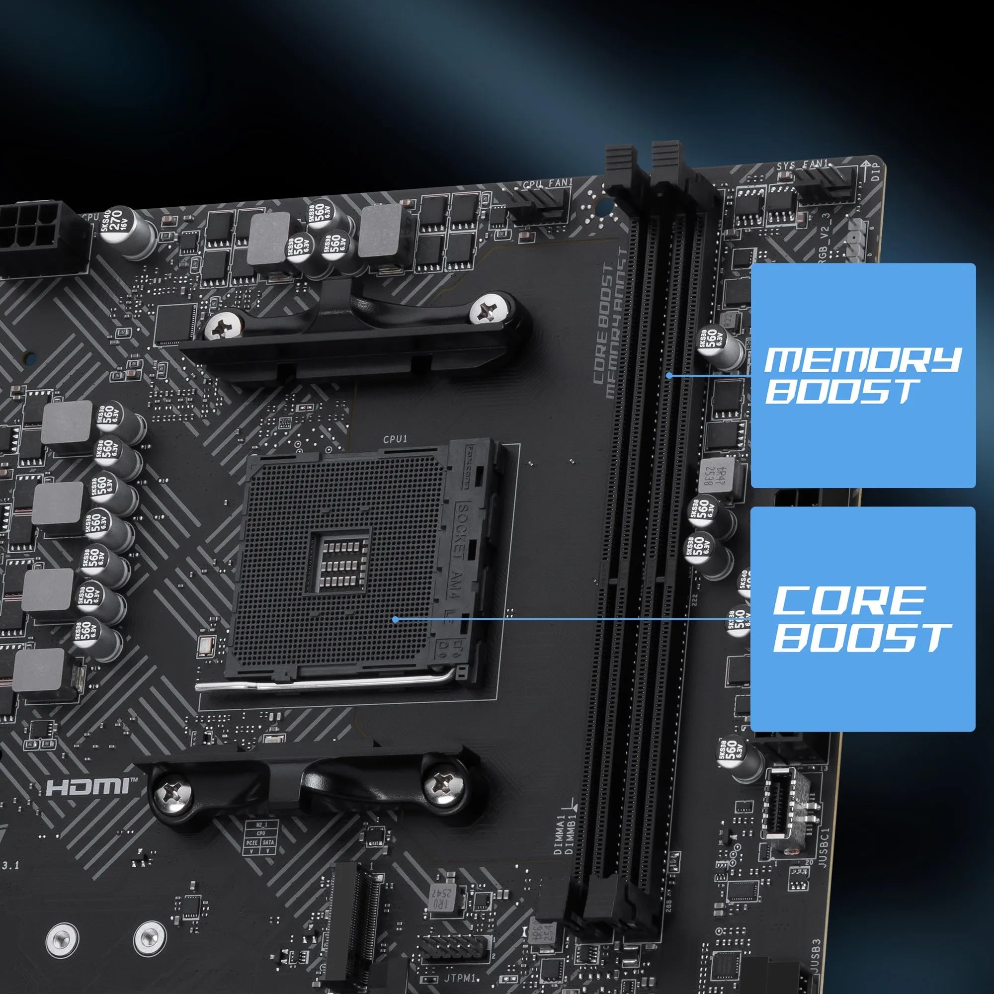 Amazon | MSI PRO B550M-B Micro-ATXマザーボード MB6989 | MSI