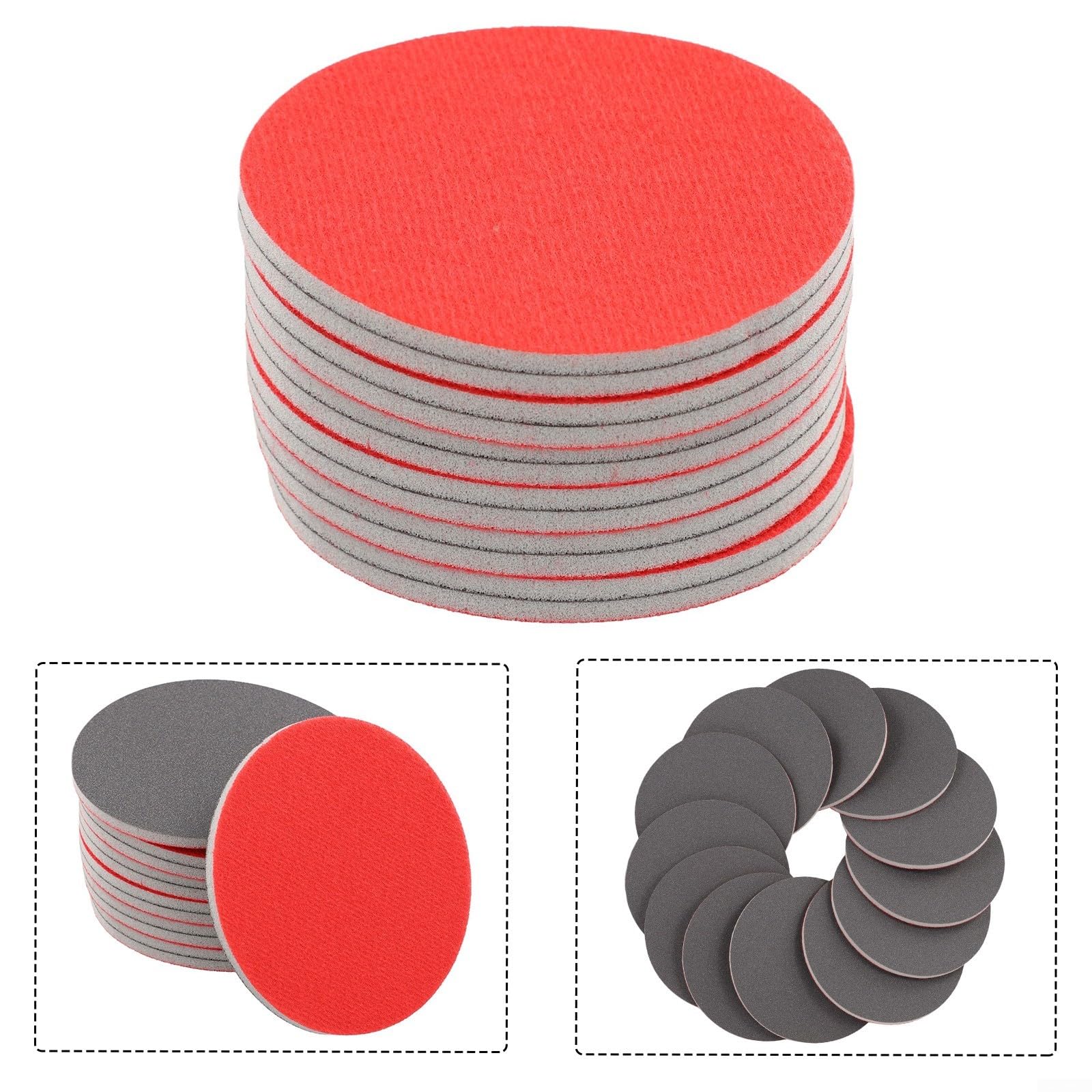 Essential Lot de 24 patins de ponçage pour bowling pour un traitement efficace (12 x 500 ))