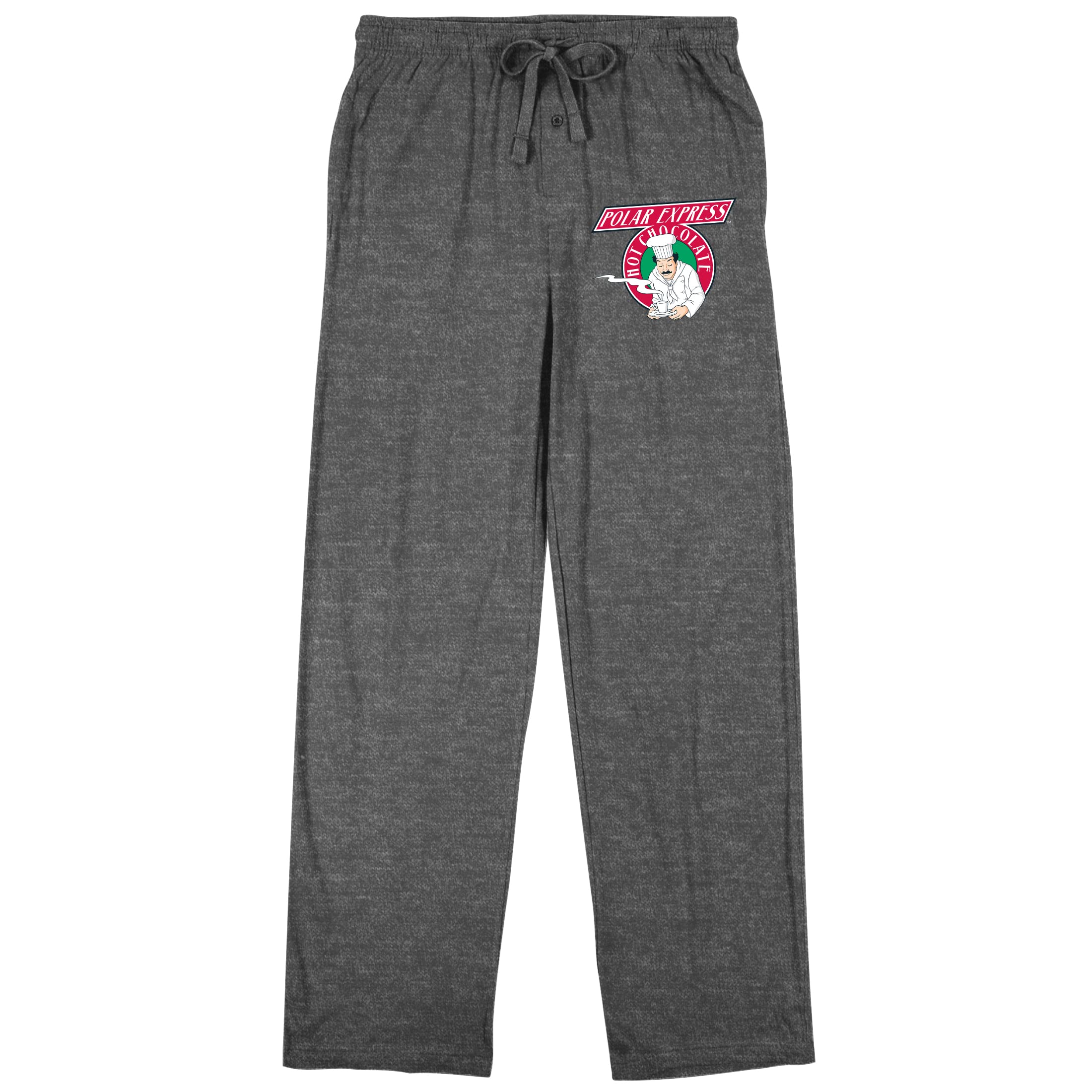 Polar Express Hot Chocolate Chef Men's Graphite Heather Sleep Pajama Pants