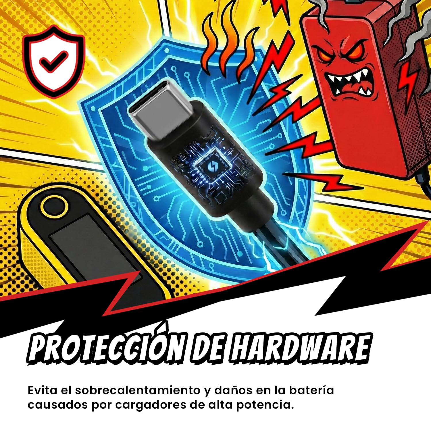 Mcbazel Cable de Carga Tipo C a Tipo C,Cargador de Repuesto USB-C 5V/1A para PS5/Switch Pro/Brook Pocket Auto Catch Carry, para Kindle Paperwhite 5/Auriculares Inalámbricos y Electrónica Pequeña