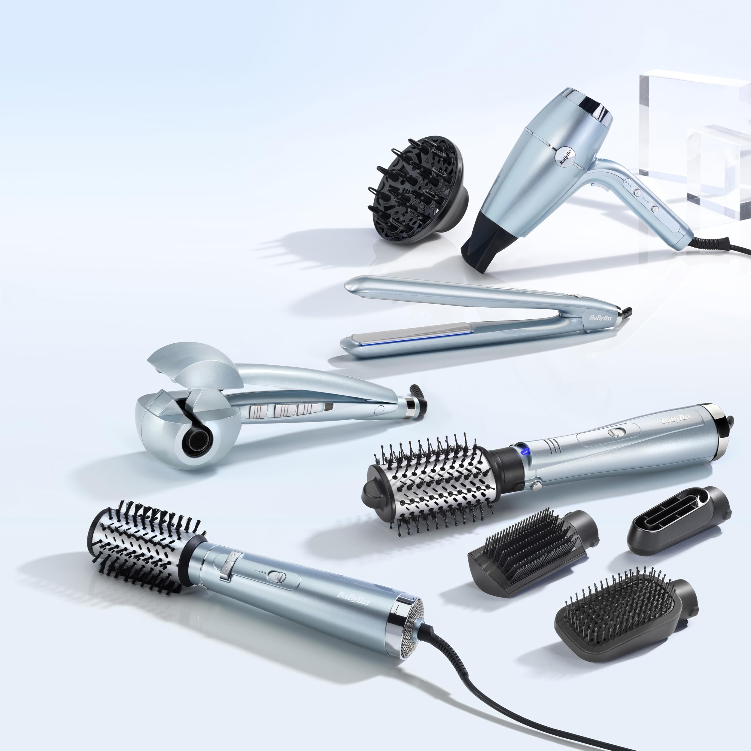 BaByliss - C1700E - Boucleur automatique Curl Secret Hydro-Fusion -Pour des boucles définies sans effort – Fonction ionique anti-frizz – 3 sens de rotation – Tous types de cheveux