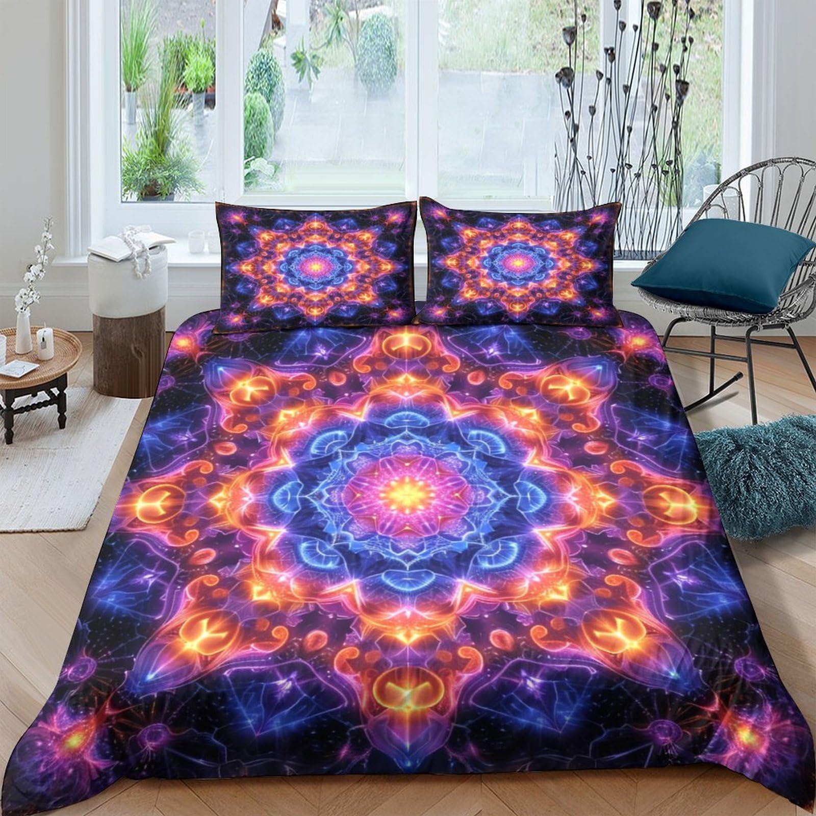 Housses de couettes 3 pièces Datura pour transformer votre chambre en un cocon de bien-être