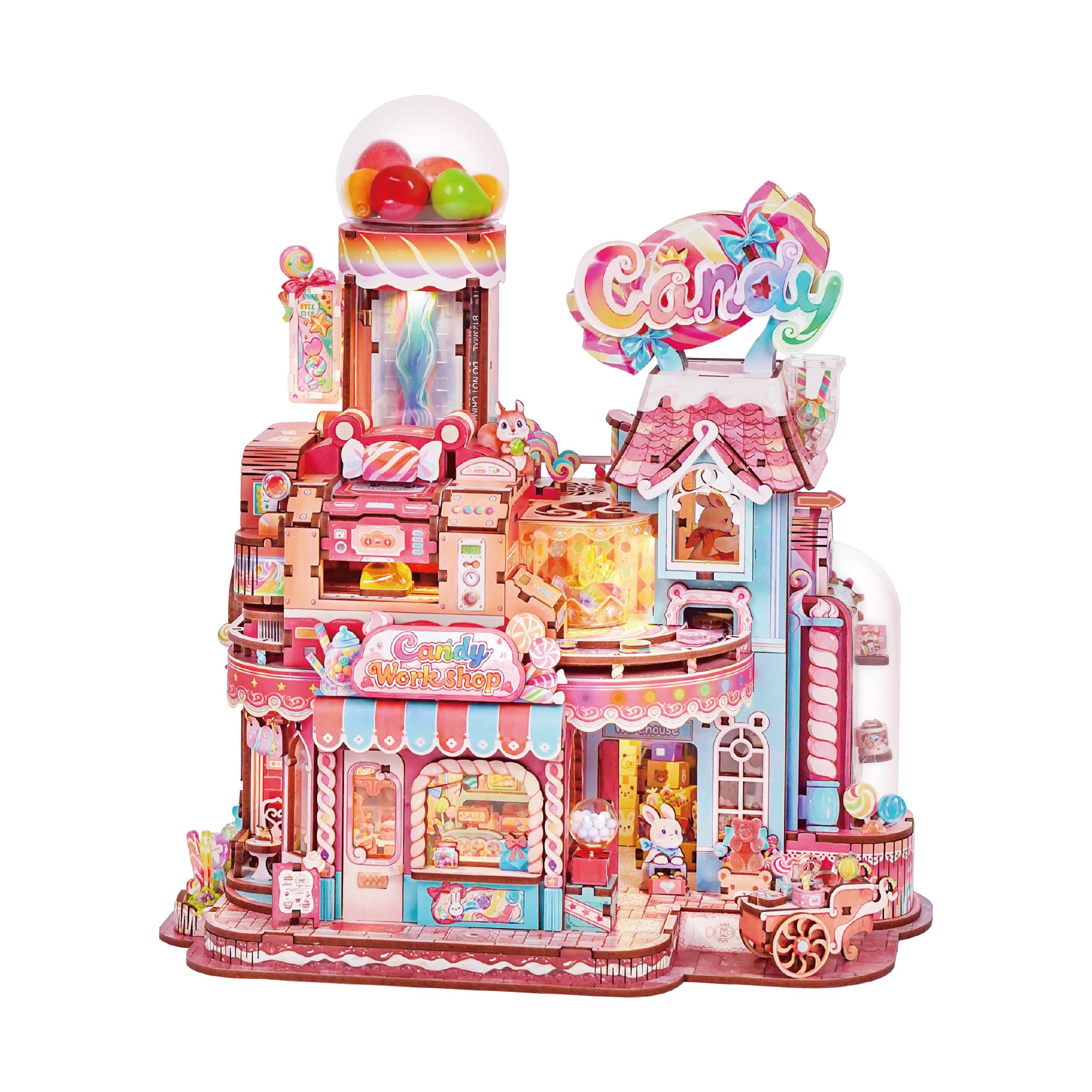 Amazon | Tonecheer 立体パズル 木製 3D ウッドパズル 可動式モデル