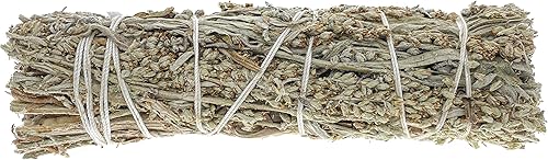 Varilla de mancha de salvia negra de 5 pulgadas con instrucciones para manchar (idioma español no garantizado)