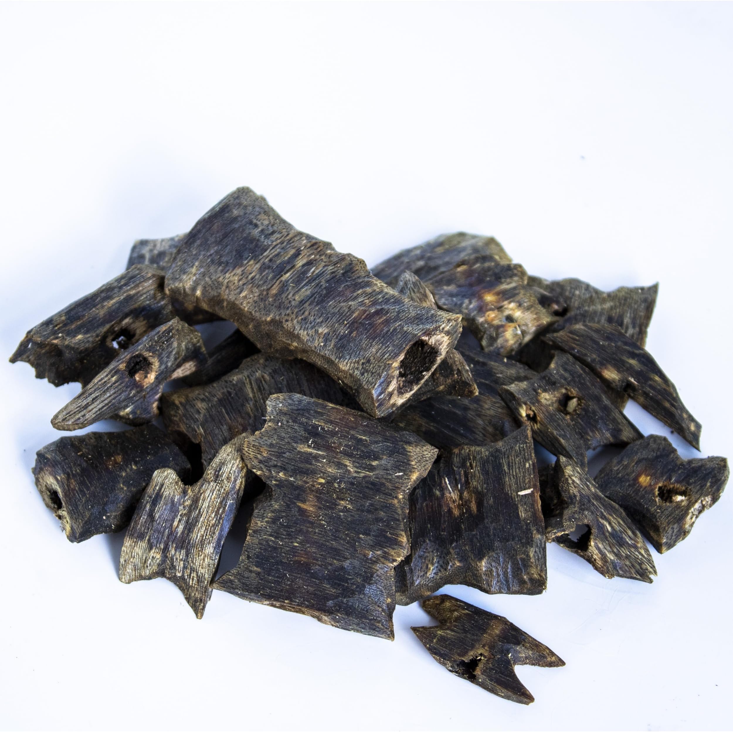 Chinese Natura Kynam Agarwood （Qinan Oud） - Boasts a Distinctly Unique Aroma, Ideal for Home Incense, Meditation & More | Sustainable Harvesting (20g Experience Pack - High Grade - Block)