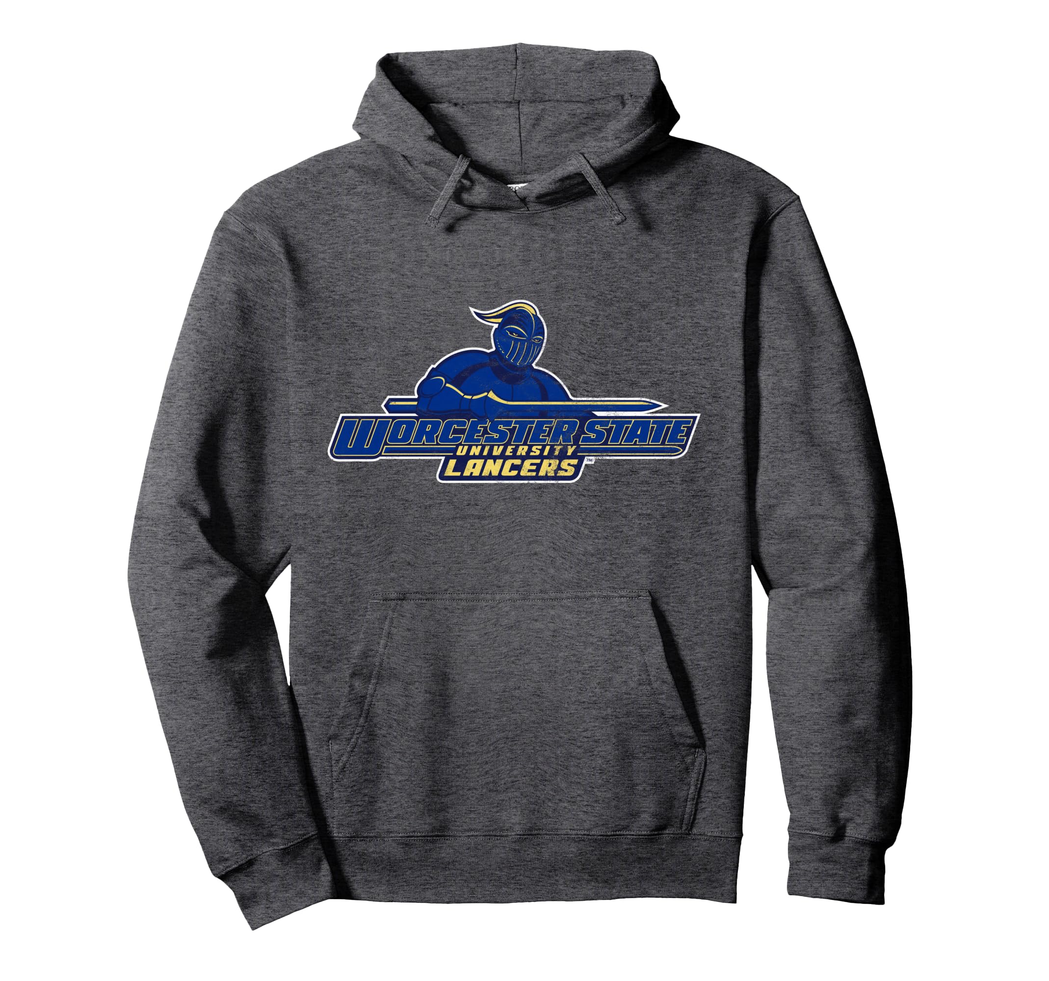Worcester State University Lancers Distressed Primary Pullover Hoodie