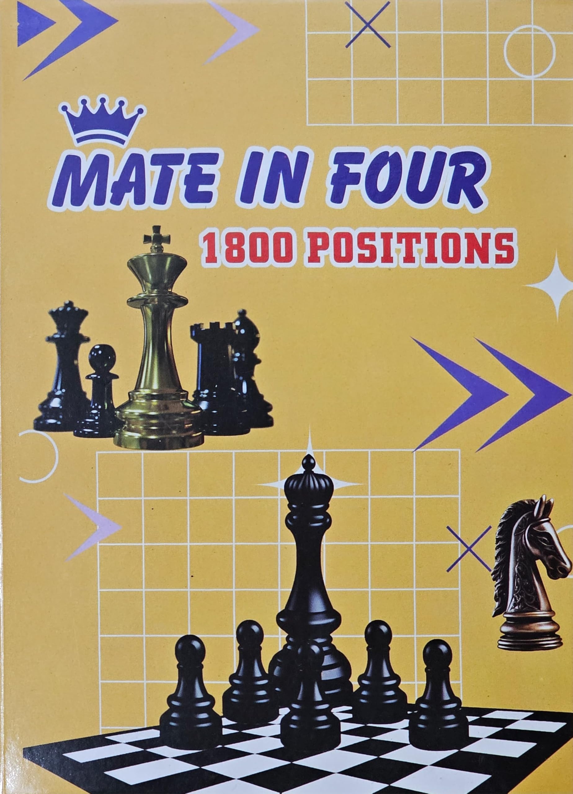 Buy Mate in 4 – Chess Puzzle Book with 1,800 Checkmate Positions