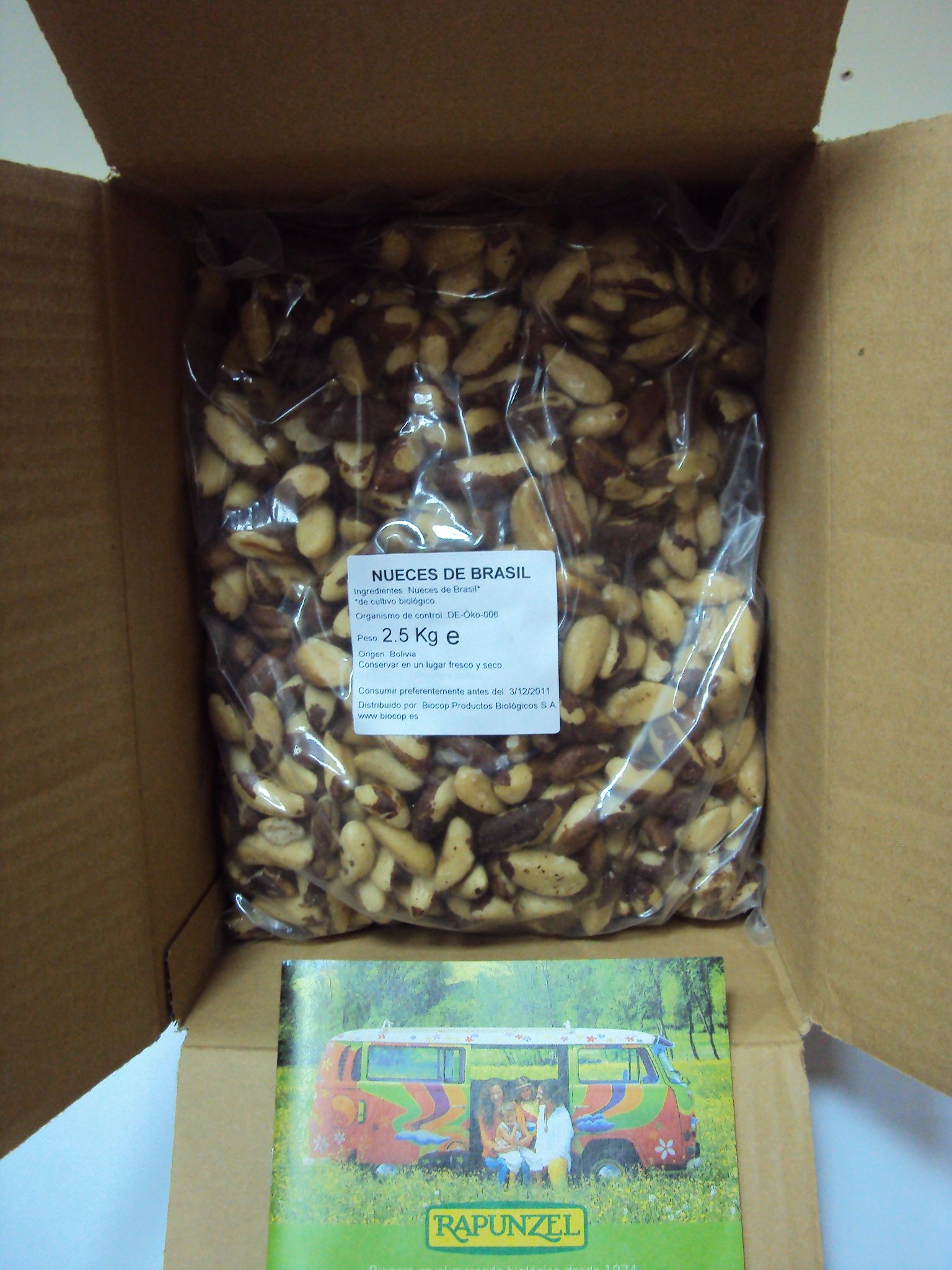 Rapunzel Nueces Brasil Rapunzel 2,5 Kg 500 g