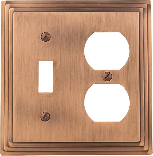 Miniatura 2 de Amerelle Steps - Placa de pared de metal fundido de doble palanca en níquel satinado