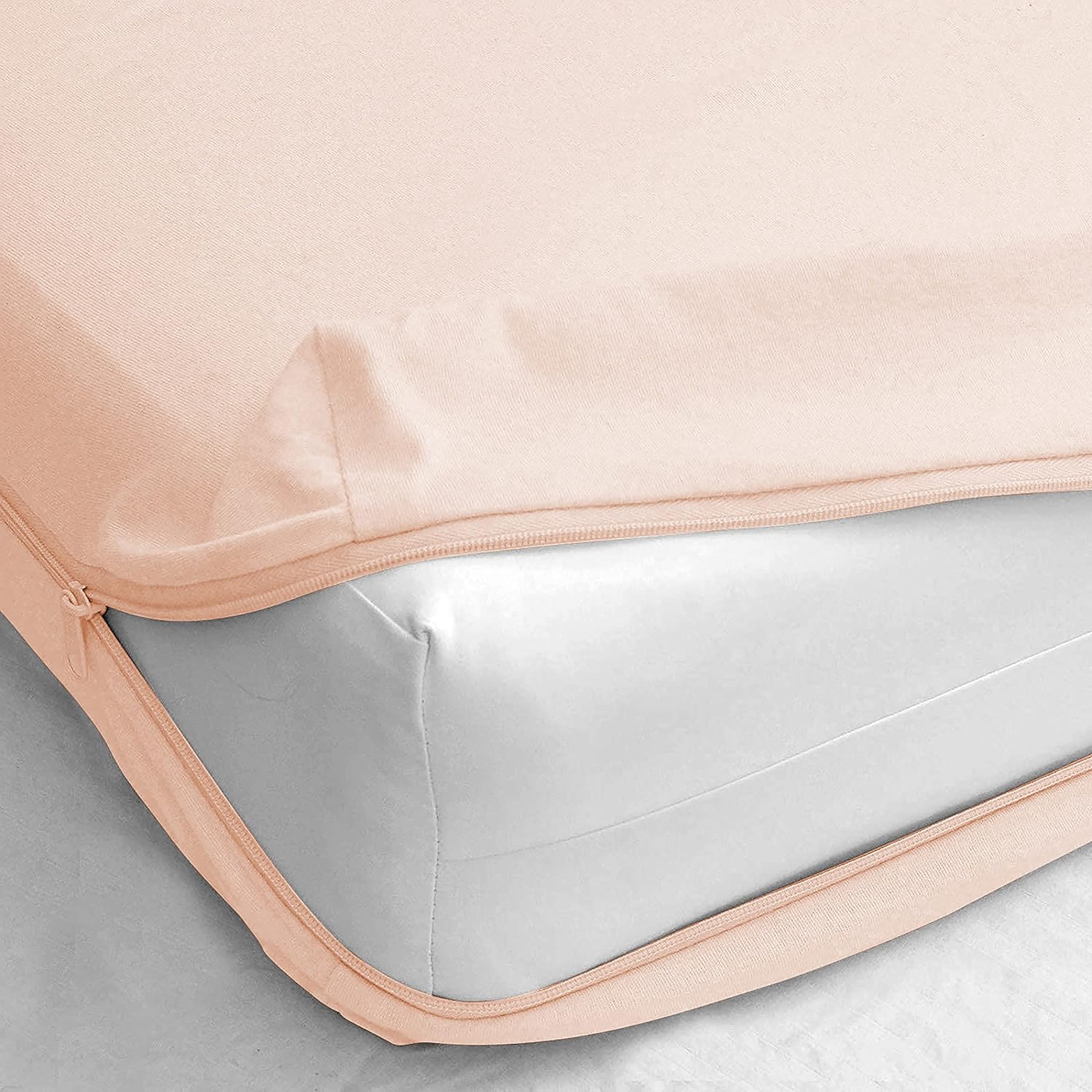 Zipper Fitted Sheet Twin Size Zipper Fitted Sheet 6 Inch