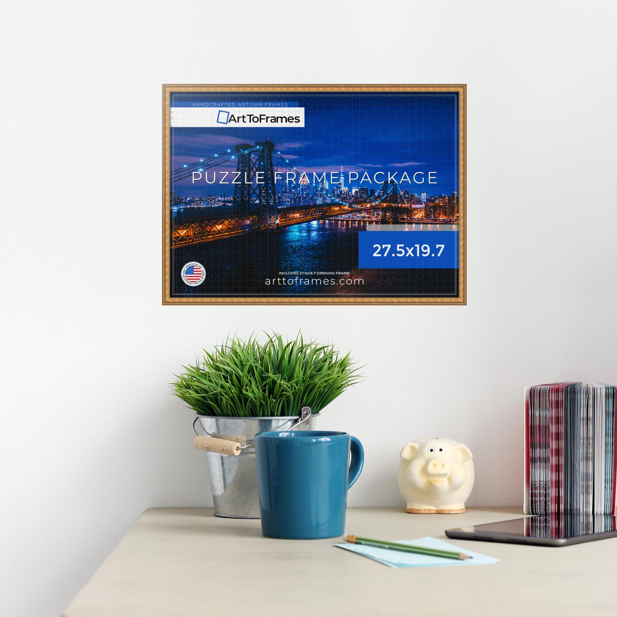 Amazon.com - ArtToFrames 27.5x19.7 INCH/70x50 CM Gold Frame for