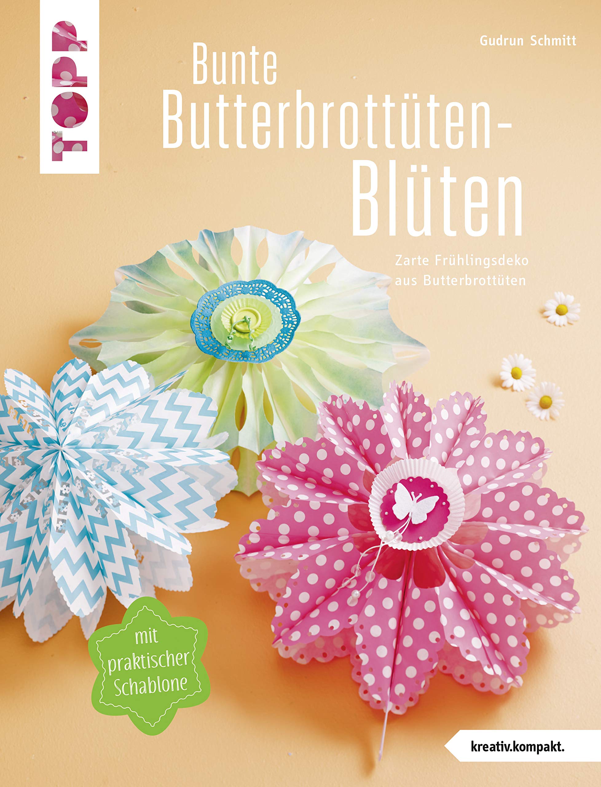 Bunte Butterbrottüten-Blüten: Zarte Frühlingsdeko aus Butterbrottüten ...