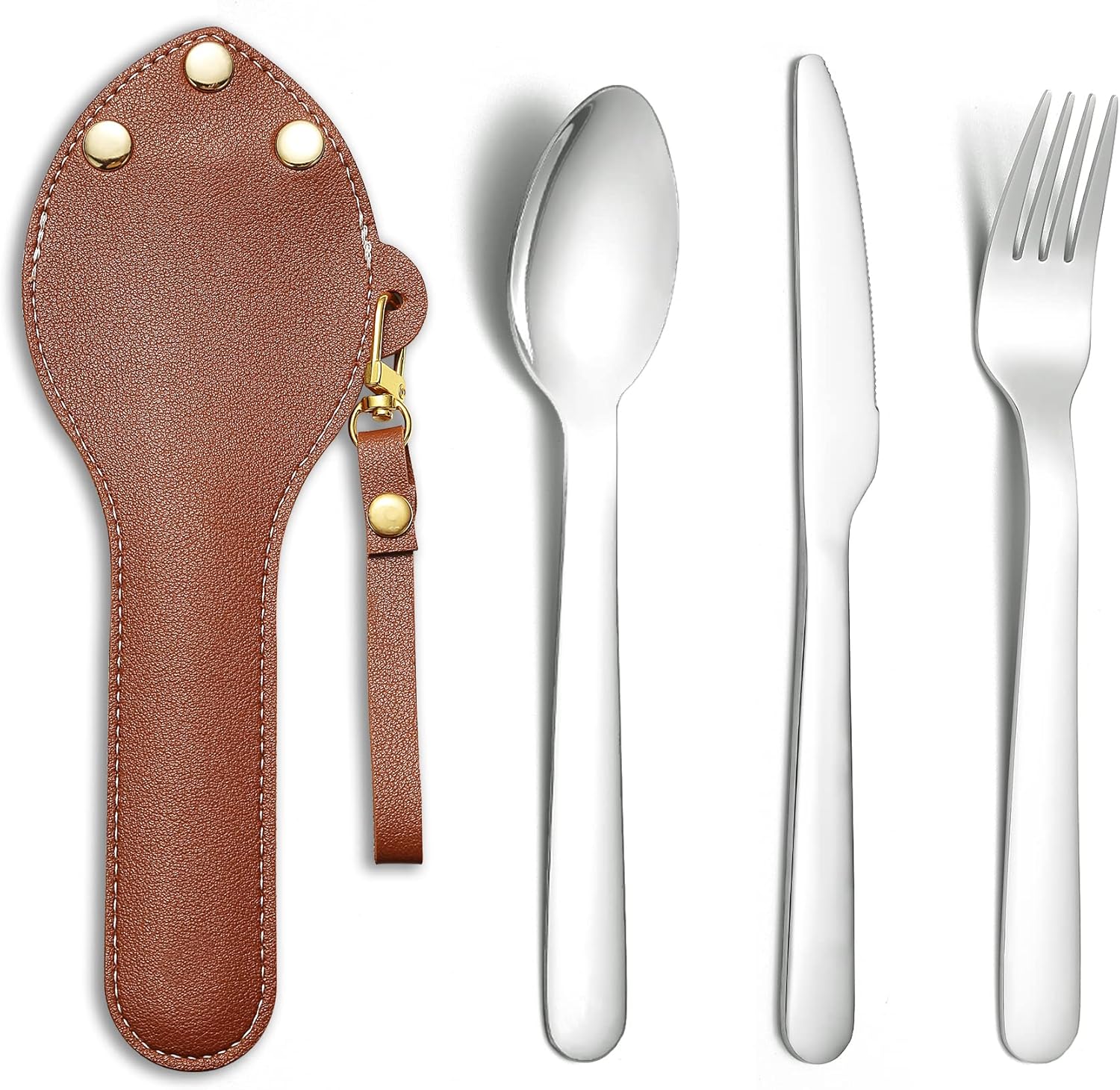 Kyraton Portable Silverware Set of 2 Packs, Travel Camping