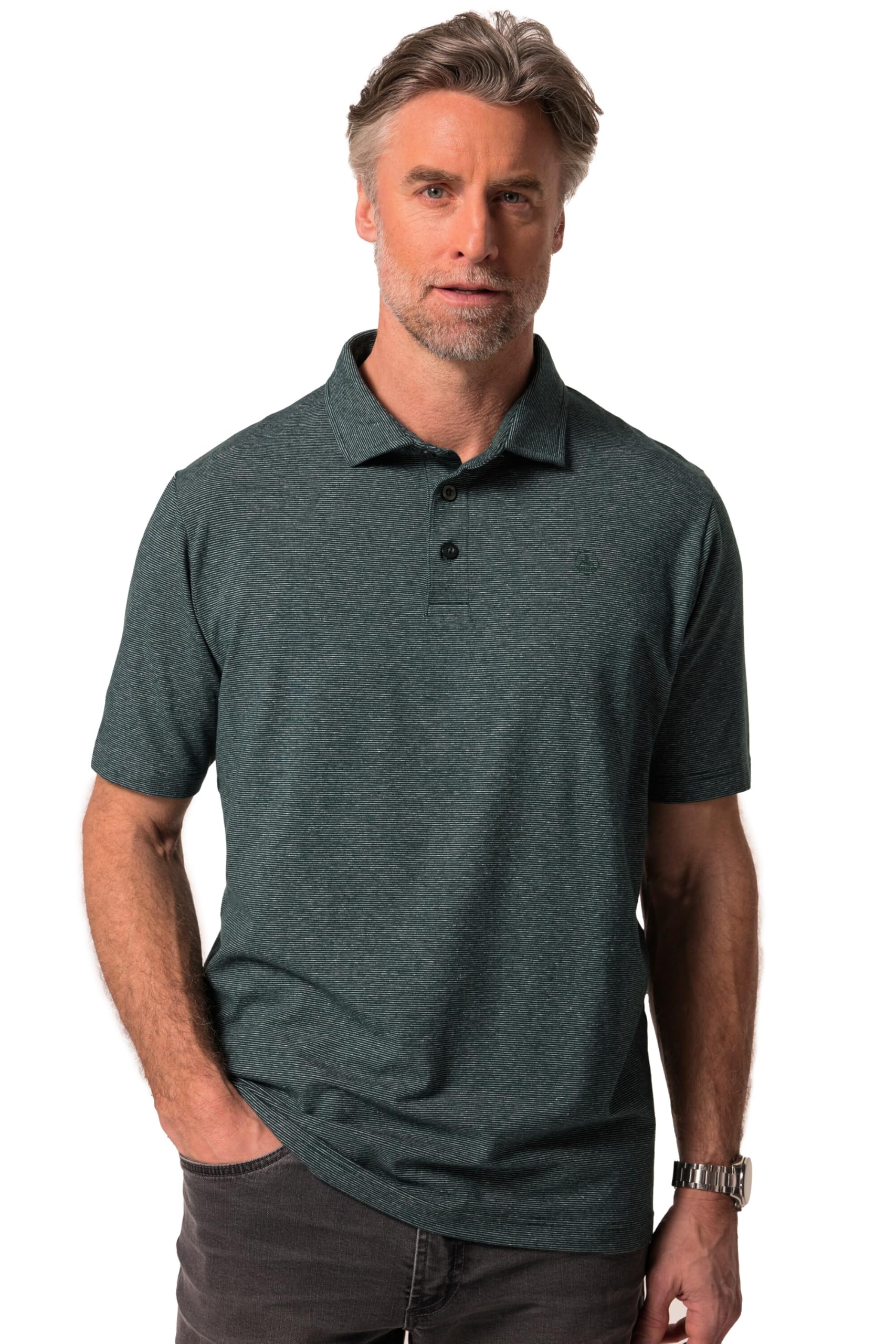 Boston Park Herren große Größen Übergrößen Menswear L-8XL Poloshirt, Halbarm, Ringel 839676