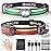 EGUKU Headlamp Rechargeable, 2Pack Rechargeable LED Headlamps 1200Lumens 2 COB 260Wide Beam Headlight with Motion Sensor Bright 18 Modes Lightweight Waterproof Head Lamp for Running, Camping Hiking