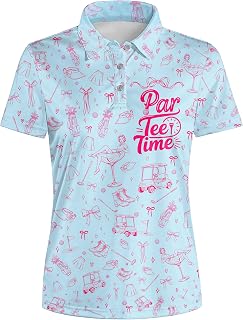 Womens Golf Shirts Moisture Wicking Golf Polo Shirts Quick Dry Short Sleeve for Women Tennis Shirts