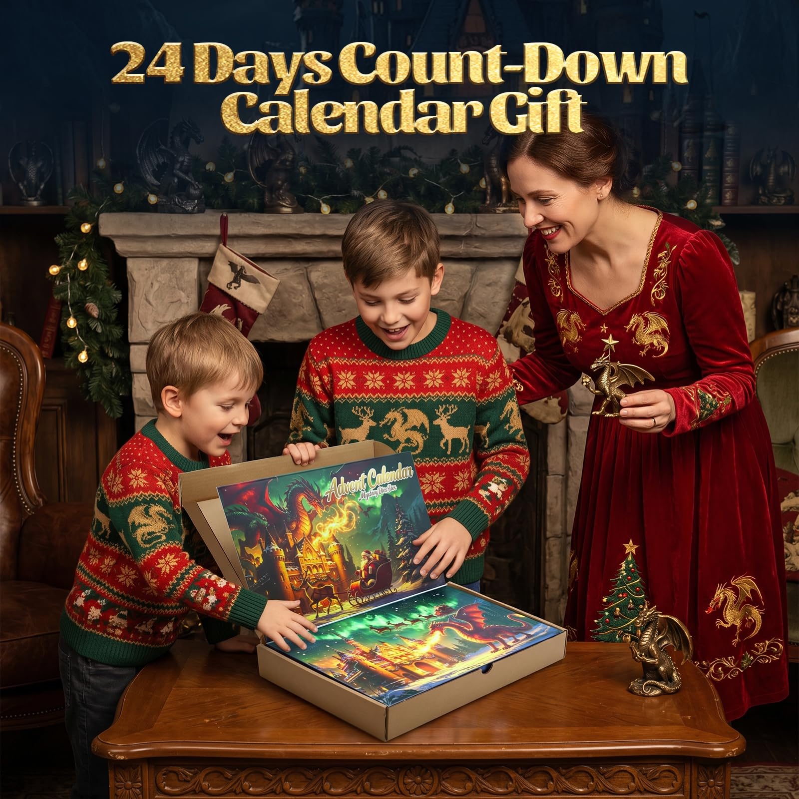 SkyRoad Calendrier de l'Avent 2026, jeux de table, cadeaux pour enfants, donjons, dragons