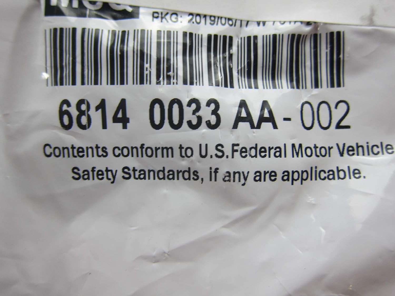 Mopar Jeep Wrangler JK Rear Window Right Or Left Hinge Cover New OEM