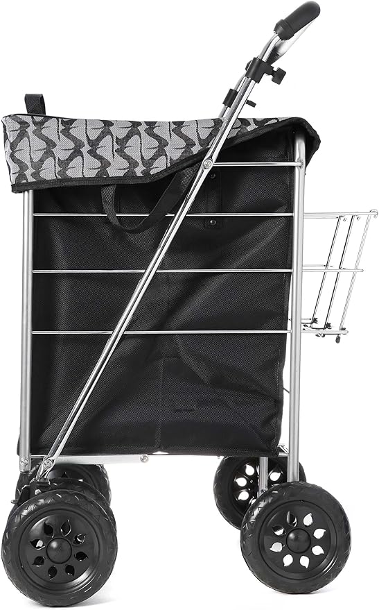 6 wheel shopping trolley amazon