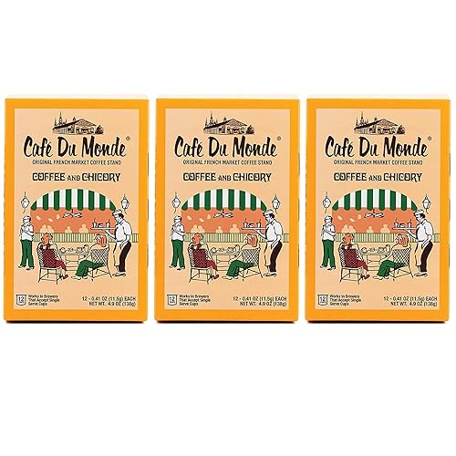 Cafe du Monde Coffee and achicoria 36 cápsulas individuales
