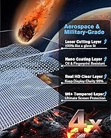 Vista 5 de Para vidrio templado brillante 2019 2020 2021 2022 2023 Cadillac XT4 y 2020 2021 2022 2023 2024 2025 2026 CT4 protector de pantalla táctil de 8