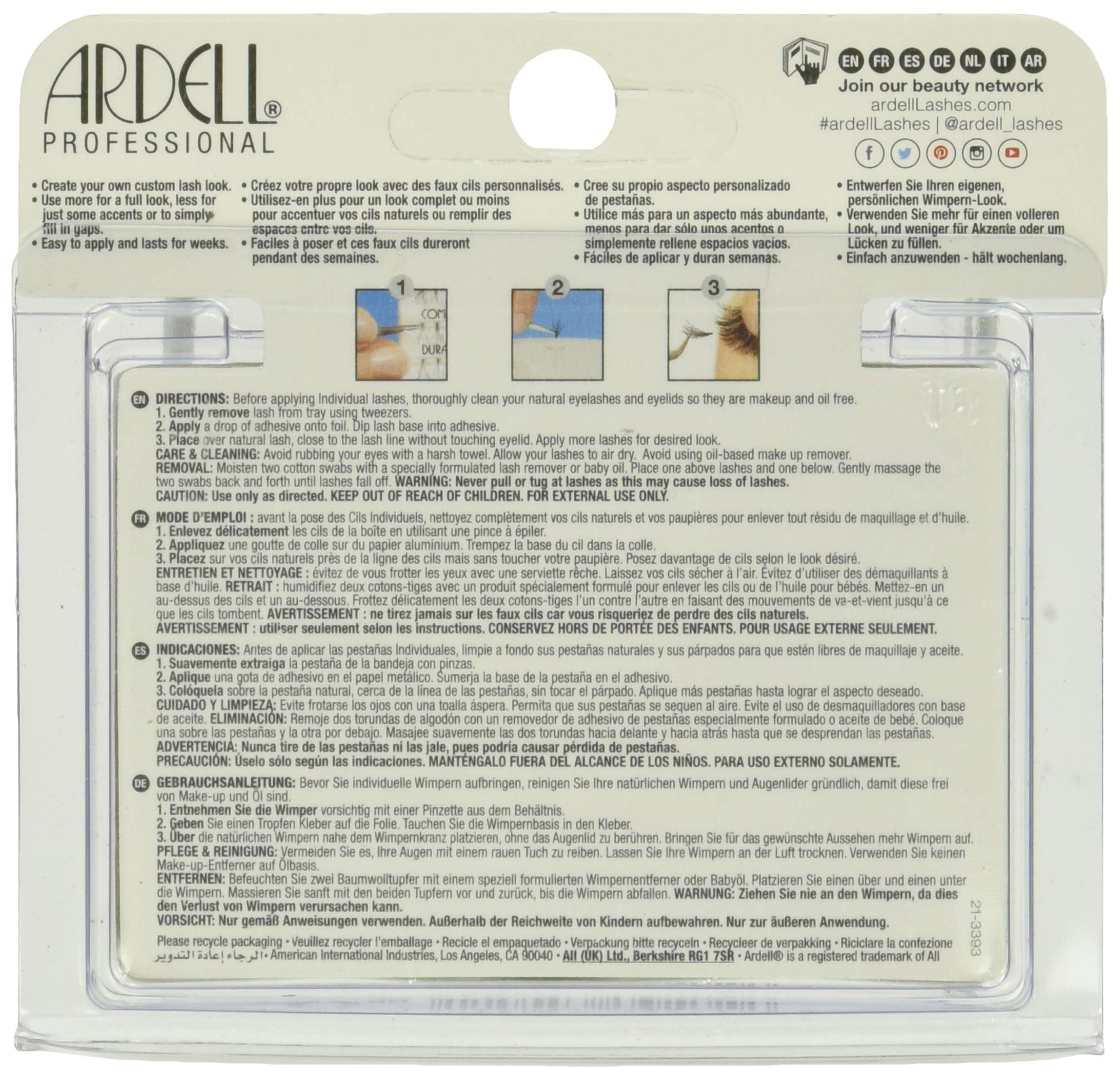 ARDELL Eye Lashes, Short, Brown - Image 3