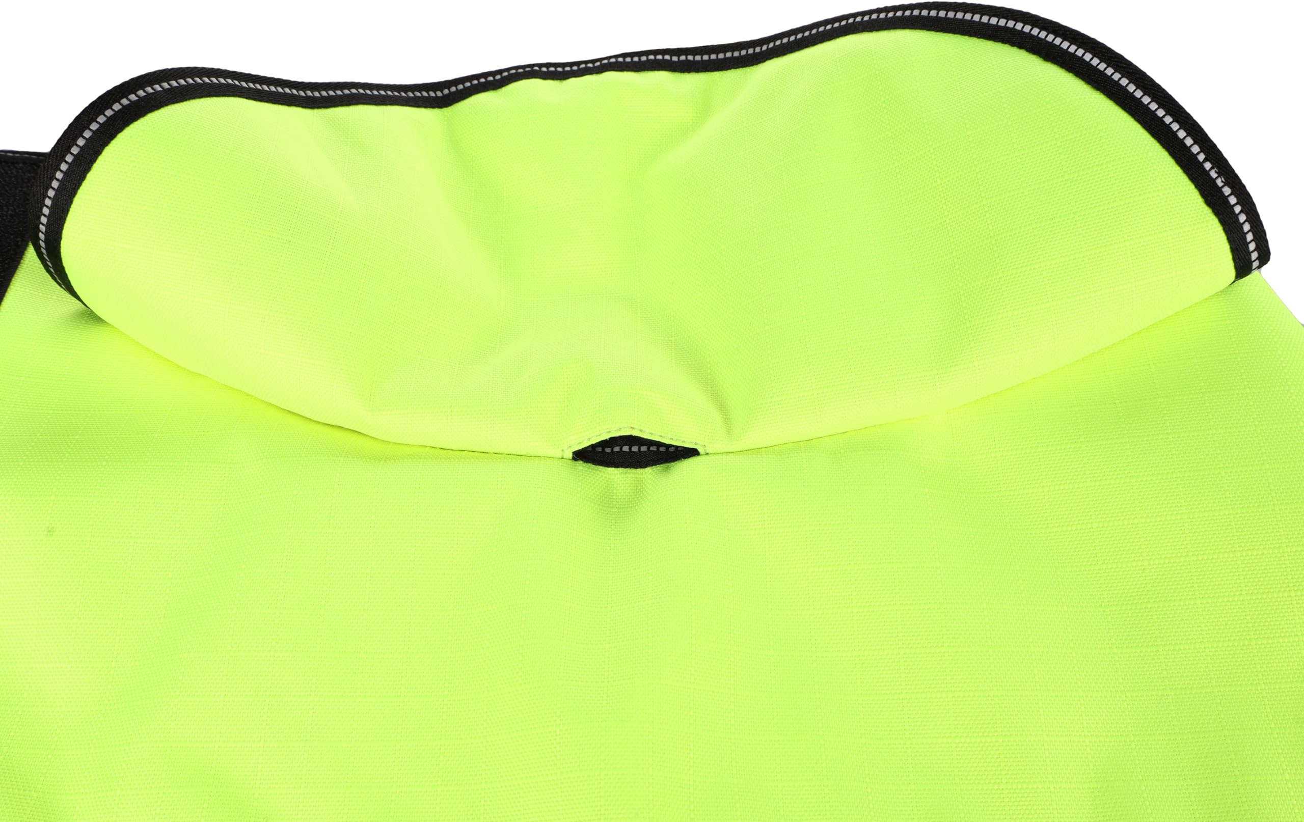 Flamingo Hundemantel Winter – Eisbär Fluo Gelb – XL 55cm – warm & modisch – Polyesterfaser – reflektierende Riemen – Wasser- & Winddicht – PU-Beschichtung – Geschirröffnung