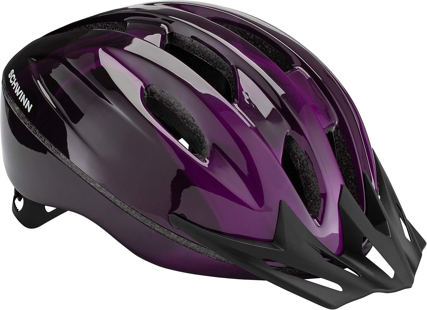 Schwinn Intercept Bike Helmet, Easy Adjustable Dial For Custom Fit, Adult, Purple : Sports & Outdoors