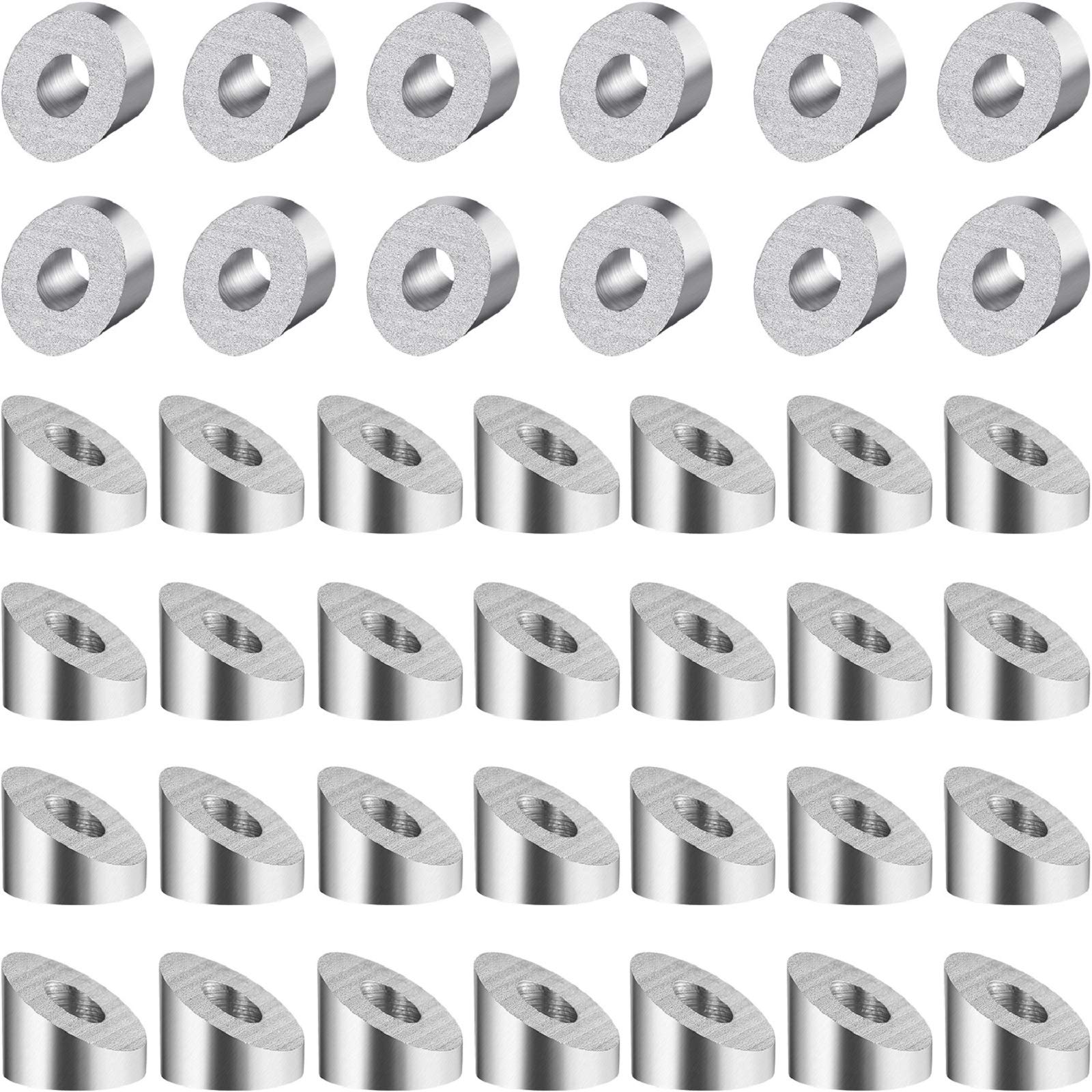 Round Beveled Washers