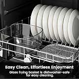 Electactic 5QT Glass Air Fryer, PFAS Free & Non Toxic, Coating-Free — image 7