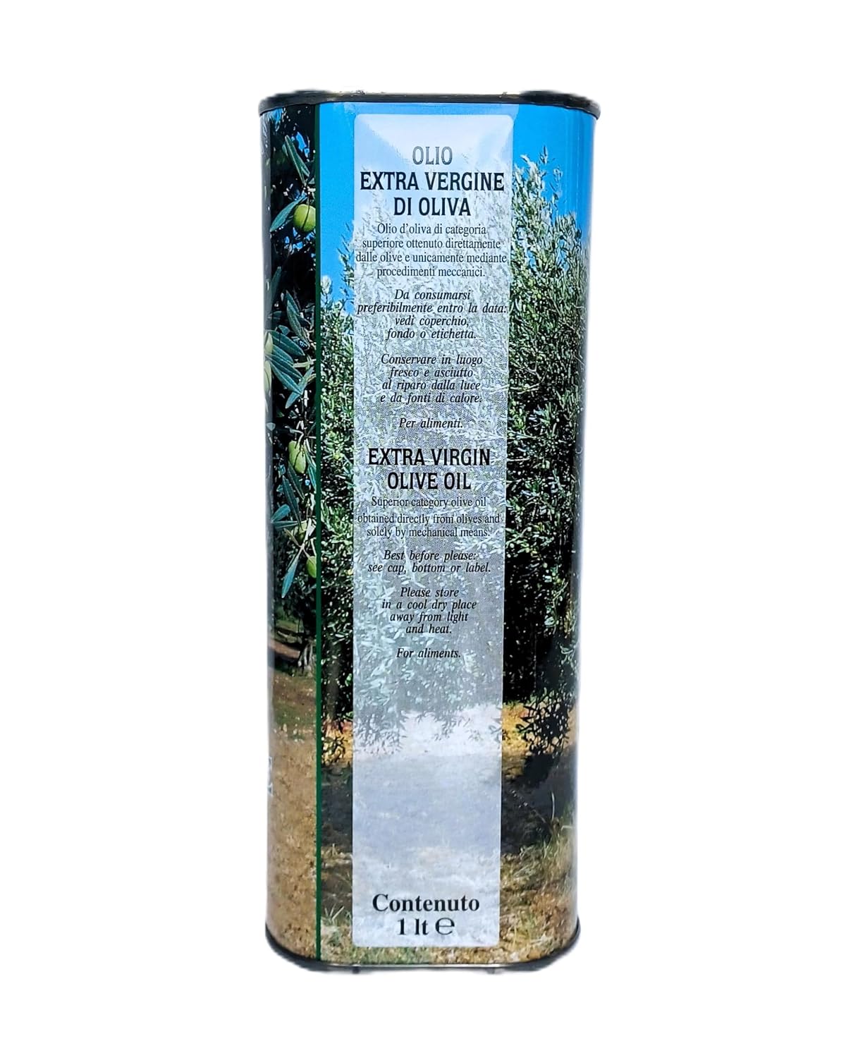 Via Isabella Importers Extra Virgin Olive Oil Nocellara Etnea 1 Liter, 2025-100% Sicilian, Pure, Unfiltered, Natural, Cold pressed, Rich in Polyphenols