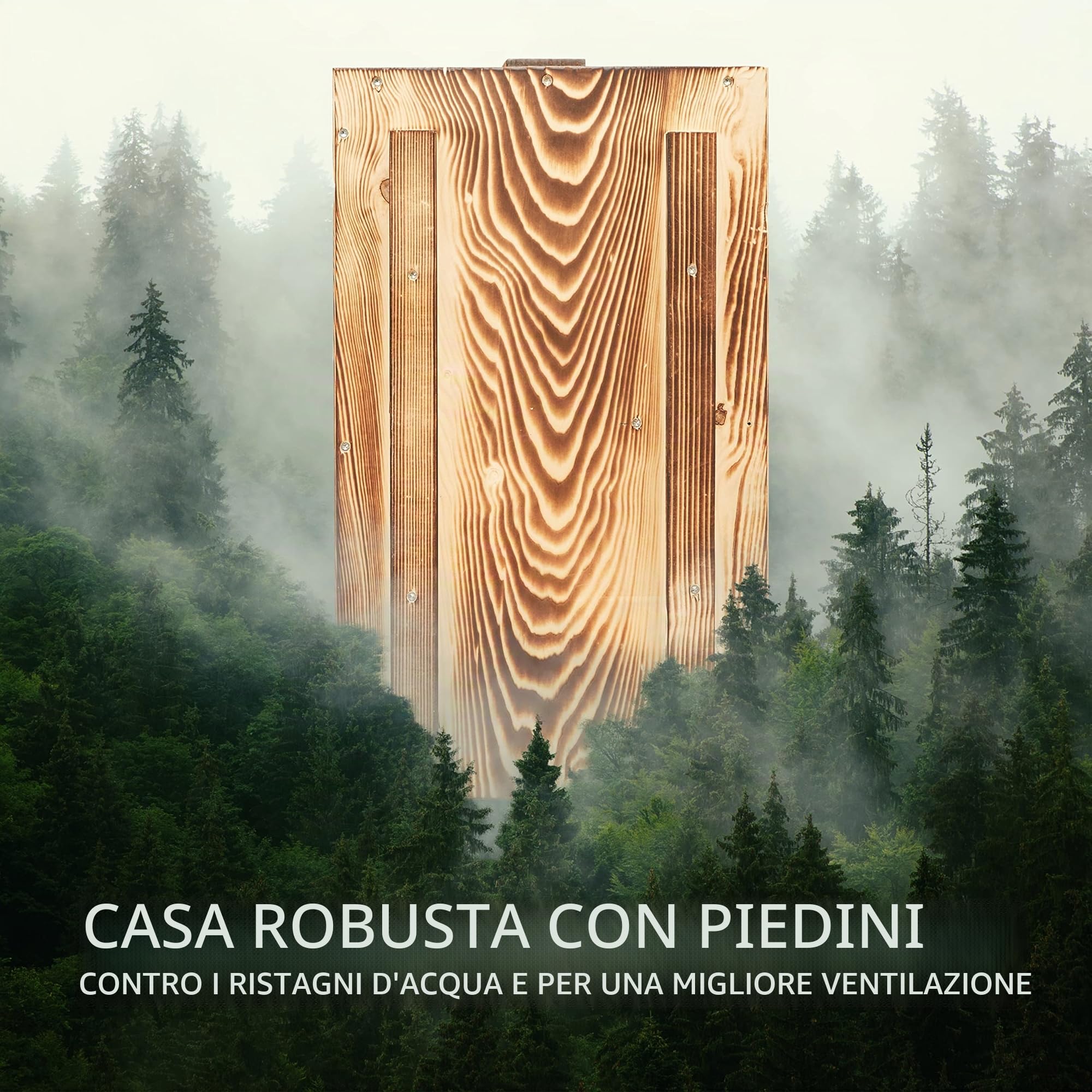 Casetta per tartarughe di alta qualità, in legno massiccio da 20 mm (SH4), resistente alle intemperie, con fondo e porta scorrevole, ventilazione regolabile, per tartarughe, ruota libera