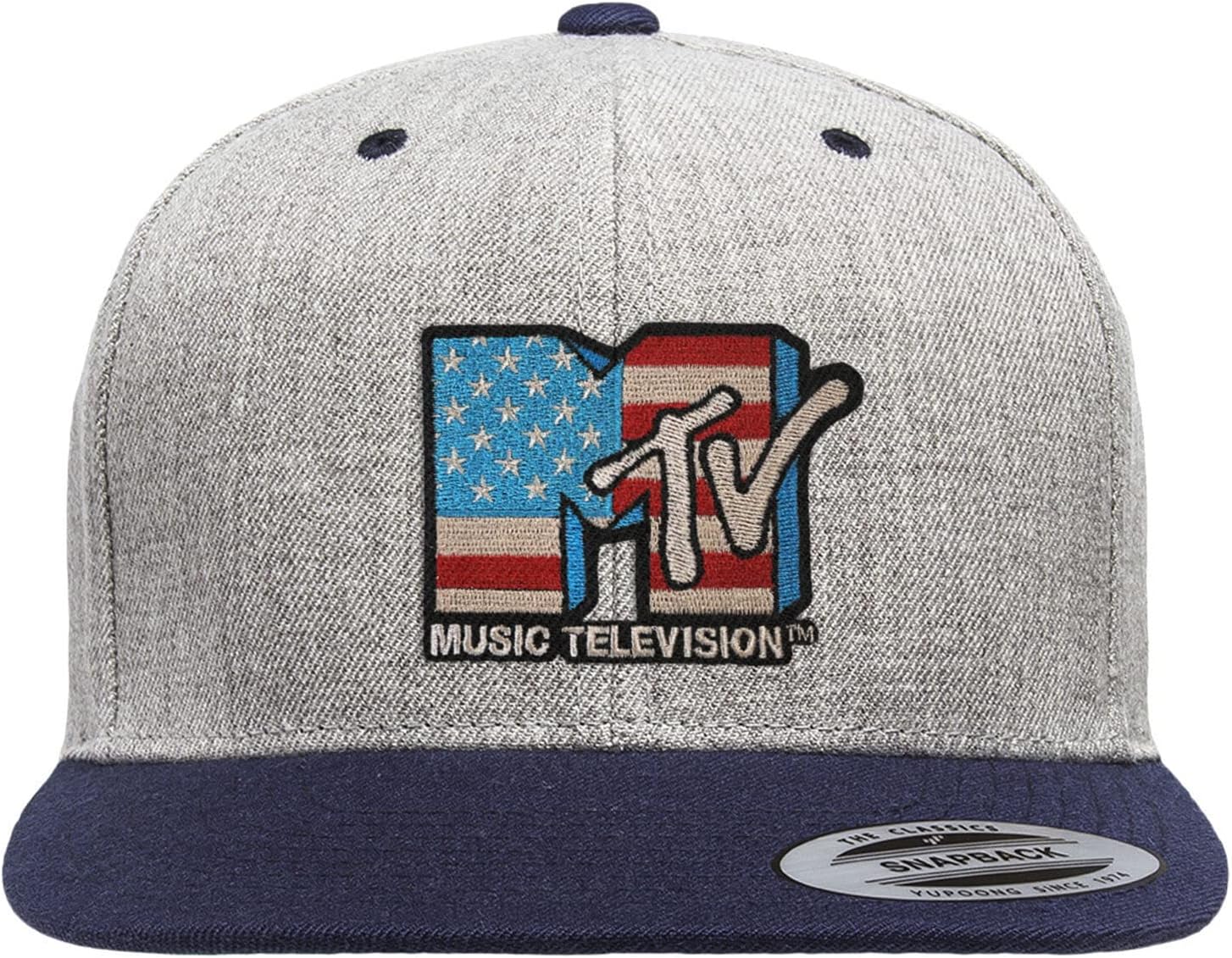MTV Officially Licensed American Flag Premium Snapback Cap