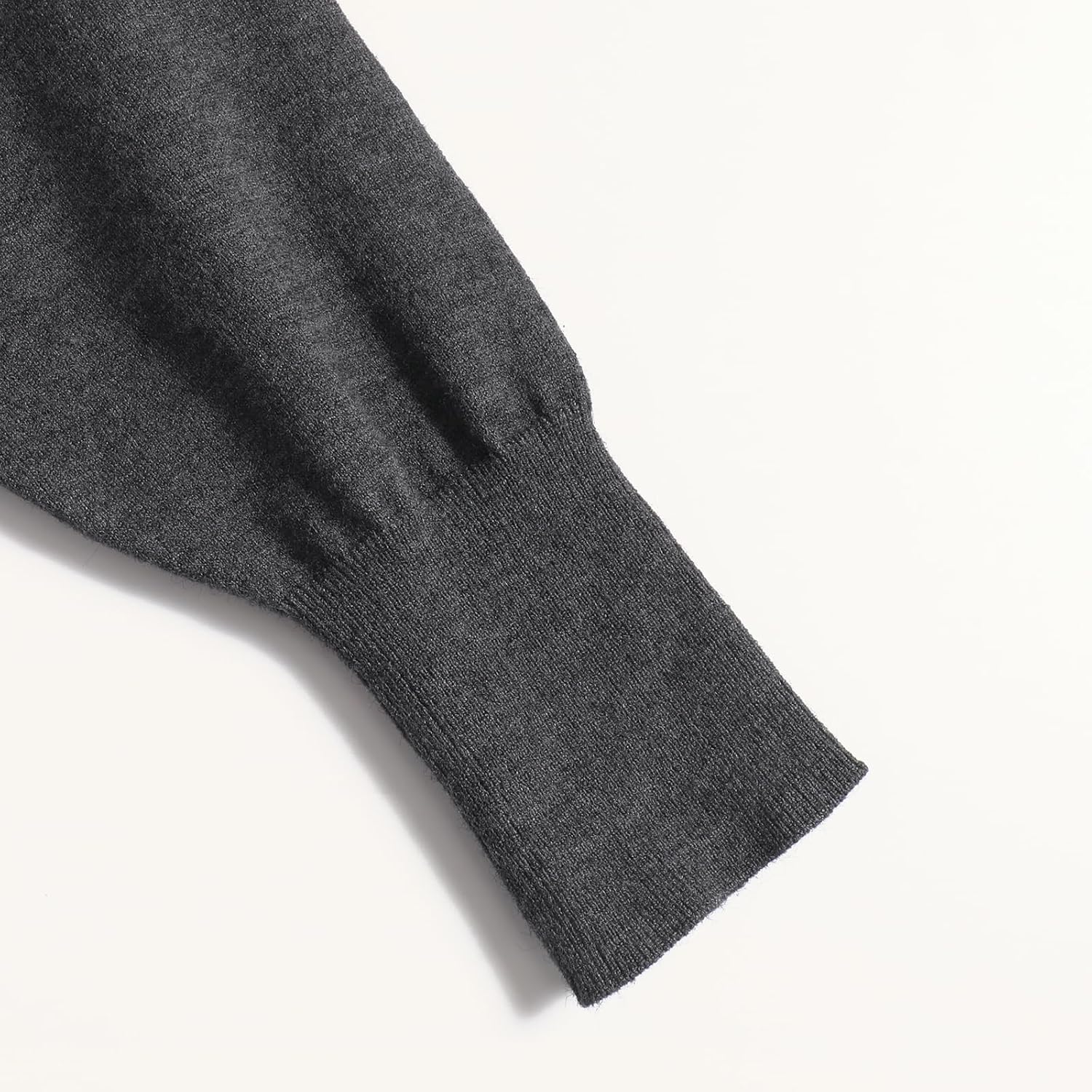 Women's Turtleneck Lantern Long Sleeve Pure Oversized Trendy Fall Winter Sweater - Image 5