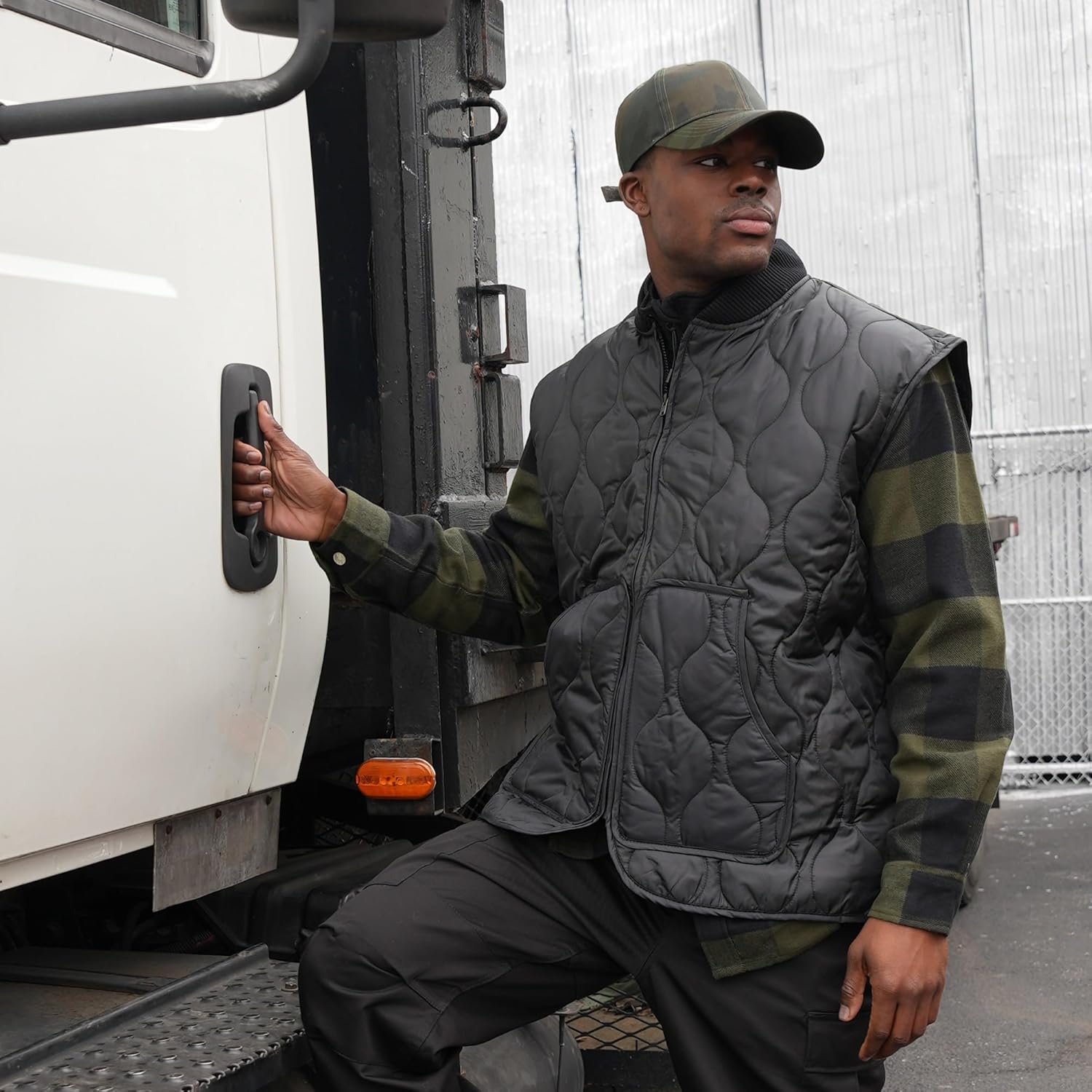 Rothco Quilted Woobie Vest – Comfortable Warm Outdoor Travel Puffer Sleeveless Jacket